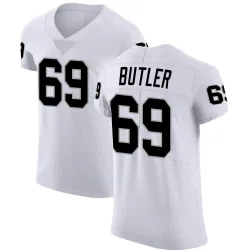 Men's Adam Butler Las Vegas Raiders No.69 Elite Vapor Untouchable Jersey - White
