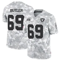 Men's Adam Butler Las Vegas Raiders No.69 Limited 2024 Salute to Service Jersey - Arctic Camo