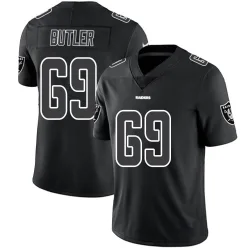 Men's Adam Butler Las Vegas Raiders No.69 Limited Jersey - Black Impact