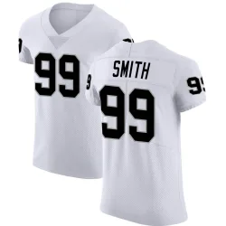 Men's Aldon Smith Las Vegas Raiders No.99 Elite Vapor Untouchable Jersey - White