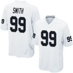 Men's Aldon Smith Las Vegas Raiders No.99 Game Jersey - White
