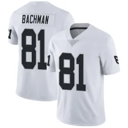 Men's Alex Bachman Las Vegas Raiders No.81 Limited Vapor Untouchable Jersey - White