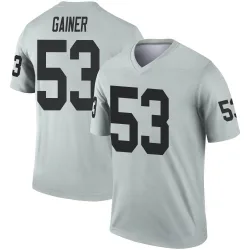 Men's Amari Gainer Las Vegas Raiders No.53 Legend Inverted Silver Jersey