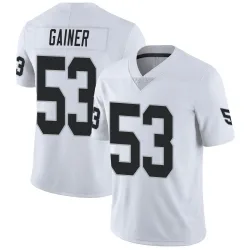 Men's Amari Gainer Las Vegas Raiders No.53 Limited Vapor Untouchable Jersey - White