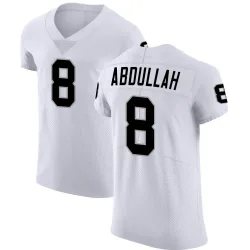 Men's Ameer Abdullah Las Vegas Raiders No.8 Elite Vapor Untouchable Jersey - White
