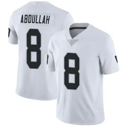 Men's Ameer Abdullah Las Vegas Raiders No.8 Limited Vapor Untouchable Jersey - White