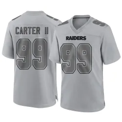 Men's Andre Carter II Las Vegas Raiders No.99 Game Atmosphere Fashion Jersey - Gray
