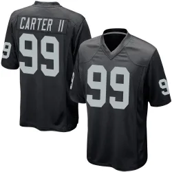 Men's Andre Carter II Las Vegas Raiders No.99 Game Team Color Jersey - Black