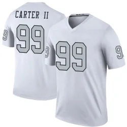 Men's Andre Carter II Las Vegas Raiders No.99 Legend Color Rush Jersey - White
