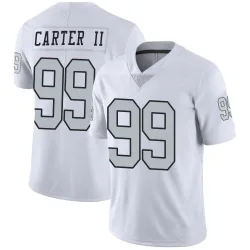 Men's Andre Carter II Las Vegas Raiders No.99 Limited Color Rush Jersey - White