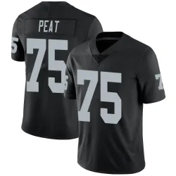 Men's Andrus Peat Las Vegas Raiders No.75 Limited Team Color Vapor Untouchable Jersey - Black