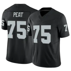 Men's Andrus Peat Las Vegas Raiders No.75 Limited Vapor F.U.S.E. Jersey - Black