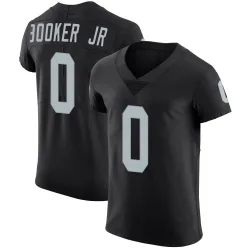 Men's Anthony Booker Jr. Las Vegas Raiders No.0 Elite Team Color Vapor Untouchable Jersey - Black