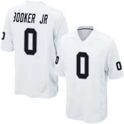 Men's Anthony Booker Jr. Las Vegas Raiders No.0 Game Jersey - White