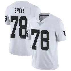Men's Art Shell Las Vegas Raiders No.78 Limited Vapor Untouchable Jersey - White