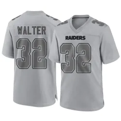 Men's Austin Walter Las Vegas Raiders No.32 Game Atmosphere Fashion Jersey - Gray
