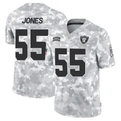 Men's Chandler Jones Las Vegas Raiders No.55 Limited 2024 Salute to Service Jersey - Arctic Camo