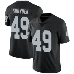 Men's Charles Snowden Las Vegas Raiders No.49 Limited Team Color Vapor Untouchable Jersey - Black
