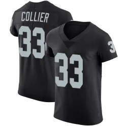 Men's Chris Collier Las Vegas Raiders No.33 Elite Team Color Vapor Untouchable Jersey - Black