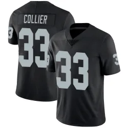 Men's Chris Collier Las Vegas Raiders No.33 Limited Team Color Vapor Untouchable Jersey - Black