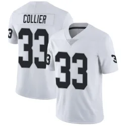 Men's Chris Collier Las Vegas Raiders No.33 Limited Vapor Untouchable Jersey - White
