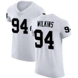 Men's Christian Wilkins Las Vegas Raiders No.94 Elite Vapor Untouchable Jersey - White