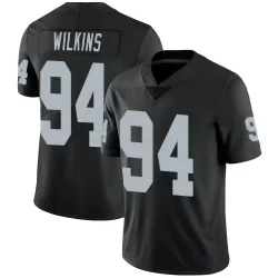 Men's Christian Wilkins Las Vegas Raiders No.94 Limited Team Color Vapor Untouchable Jersey - Black