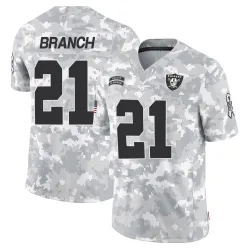 Men's Cliff Branch Las Vegas Raiders No.21 Limited 2024 Salute to Service Jersey - Arctic Camo