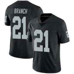 Men's Cliff Branch Las Vegas Raiders No.21 Limited Team Color Vapor Untouchable Jersey - Black