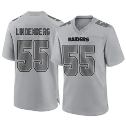 Men's Cody Lindenberg Las Vegas Raiders No.55 Game Atmosphere Fashion Jersey - Gray