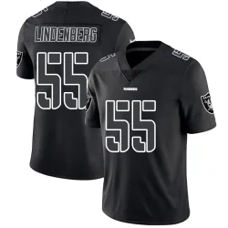 Men's Cody Lindenberg Las Vegas Raiders No.55 Limited Jersey - Black Impact