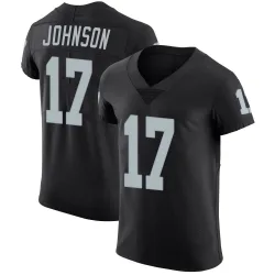 Men's Collin Johnson Las Vegas Raiders No.17 Elite Team Color Vapor Untouchable Jersey - Black
