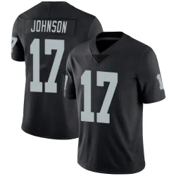 Men's Collin Johnson Las Vegas Raiders No.17 Limited Team Color Vapor Untouchable Jersey - Black