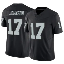 Men's Collin Johnson Las Vegas Raiders No.17 Limited Vapor F.U.S.E. Jersey - Black