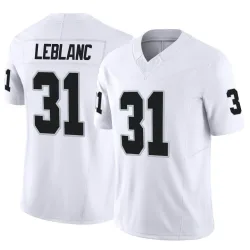Men's Cre'Von LeBlanc Las Vegas Raiders No.31 Limited Vapor F.U.S.E. Jersey - White