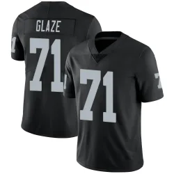 Men's DJ Glaze Las Vegas Raiders No.71 Limited Team Color Vapor Untouchable Jersey - Black