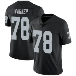 Men's Dalton Wagner Las Vegas Raiders No.78 Limited Team Color Vapor Untouchable Jersey - Black