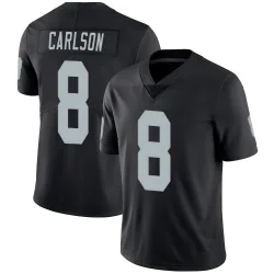 Men's Daniel Carlson Las Vegas Raiders No.8 Limited Team Color Vapor Untouchable Jersey - Black