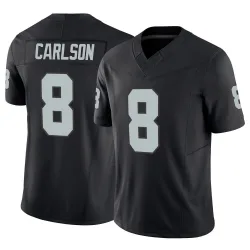 Men's Daniel Carlson Las Vegas Raiders No.8 Limited Vapor F.U.S.E. Jersey - Black