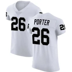 Men's Darien Porter Las Vegas Raiders No.26 Elite Vapor Untouchable Jersey - White