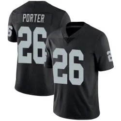 Men's Darien Porter Las Vegas Raiders No.26 Limited Team Color Vapor Untouchable Jersey - Black