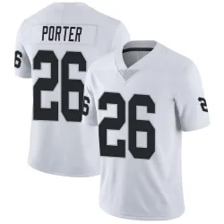 Men's Darien Porter Las Vegas Raiders No.26 Limited Vapor Untouchable Jersey - White