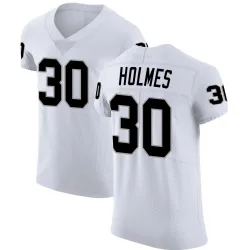 Men's Darnay Holmes Las Vegas Raiders No.30 Elite Vapor Untouchable Jersey - White
