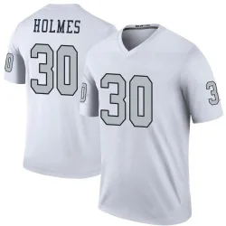 Men's Darnay Holmes Las Vegas Raiders No.30 Legend Color Rush Jersey - White