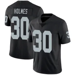 Men's Darnay Holmes Las Vegas Raiders No.30 Limited Team Color Vapor Untouchable Jersey - Black