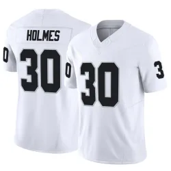 Men's Darnay Holmes Las Vegas Raiders No.30 Limited Vapor F.U.S.E. Jersey - White