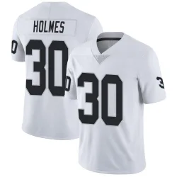 Men's Darnay Holmes Las Vegas Raiders No.30 Limited Vapor Untouchable Jersey - White