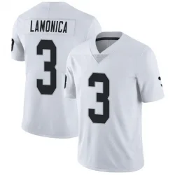 Men's Daryle Lamonica Las Vegas Raiders No.3 Limited Vapor Untouchable Jersey - White
