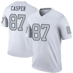 Men's Dave Casper Las Vegas Raiders No.87 Legend Color Rush Jersey - White