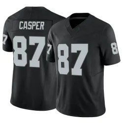 Men's Dave Casper Las Vegas Raiders No.87 Limited Vapor F.U.S.E. Jersey - Black
